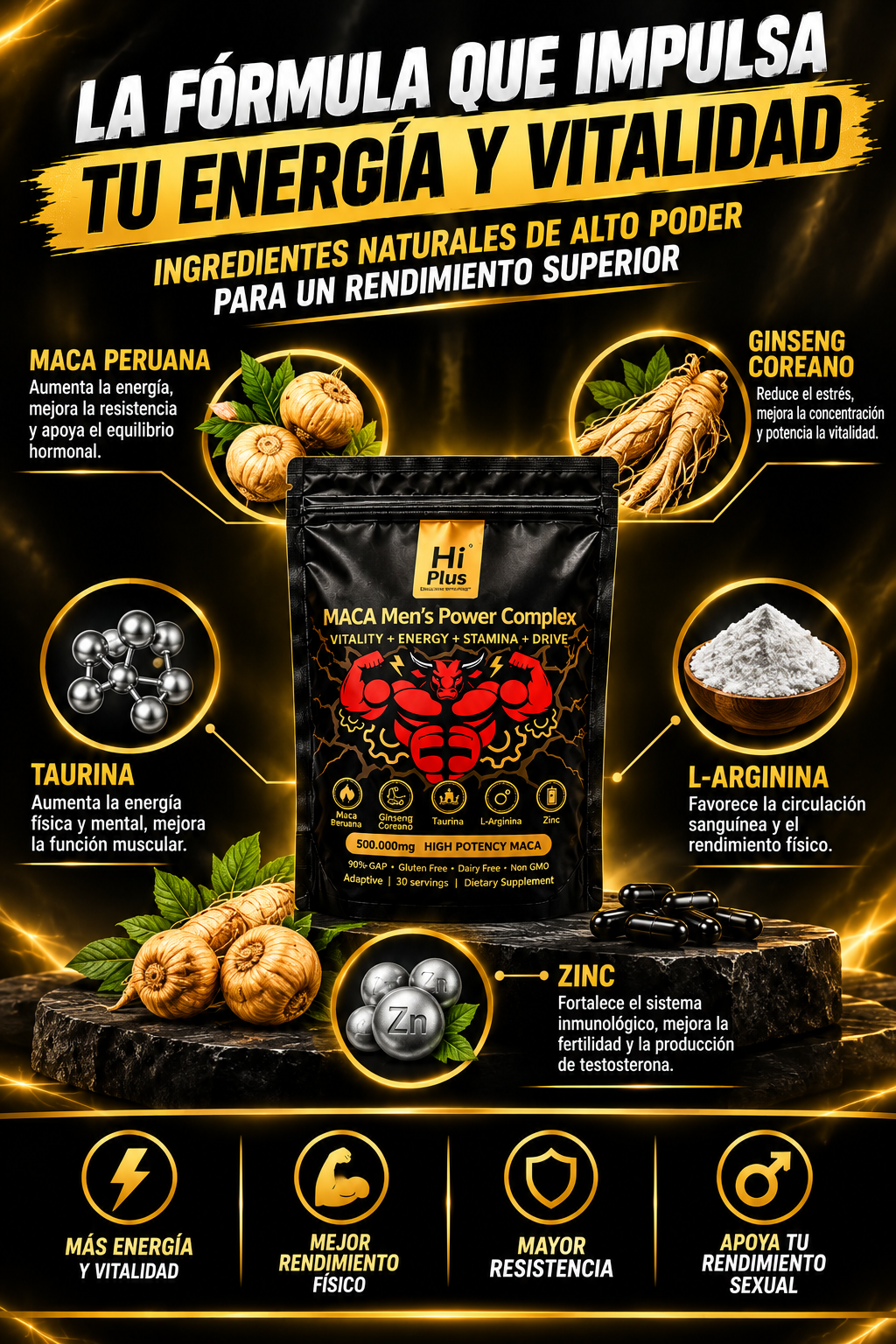 Maca Mens Power Complex RootVigor
